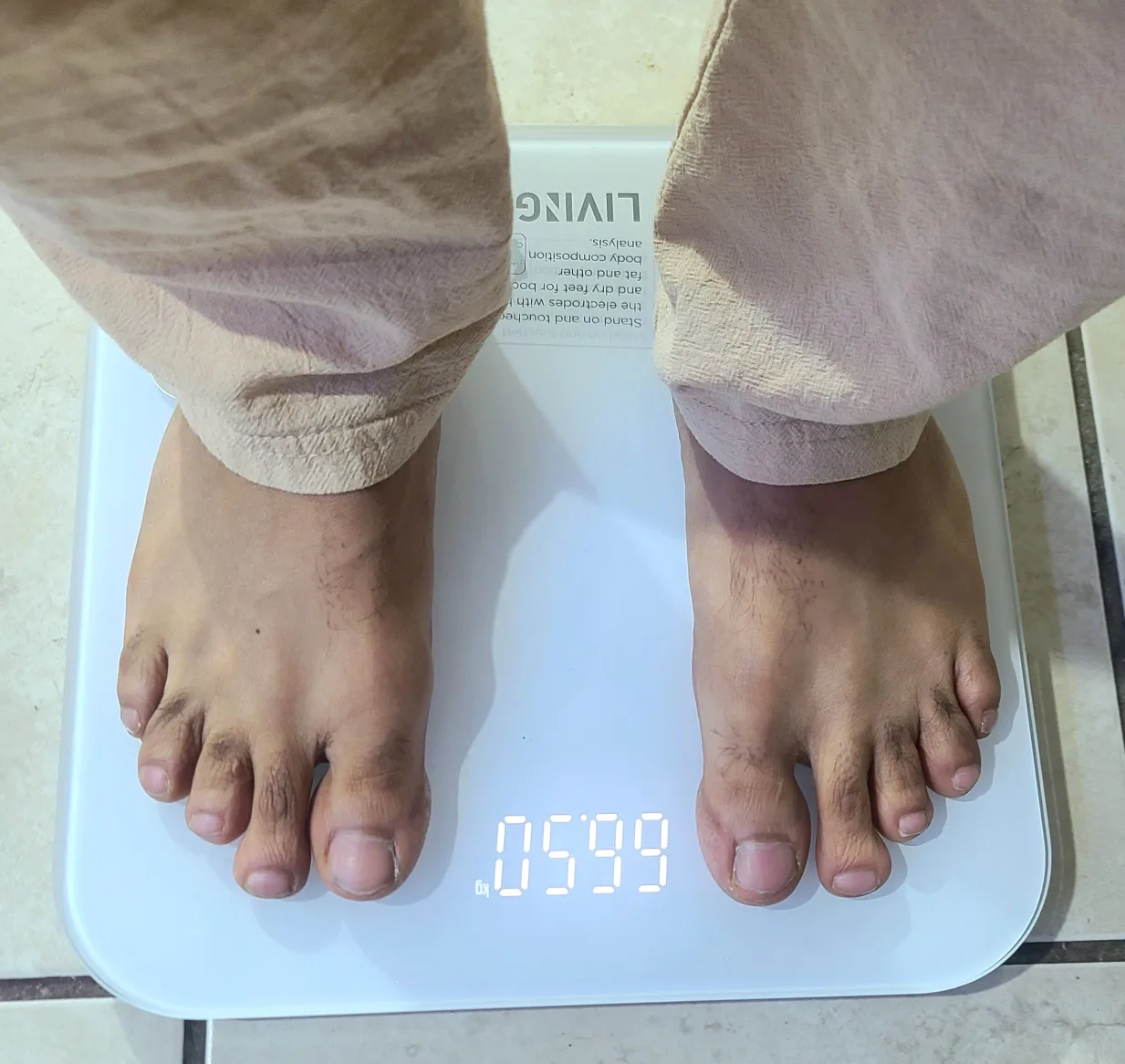 LIVING BASICS Digital Body Fat Scale - NEW thumbnail