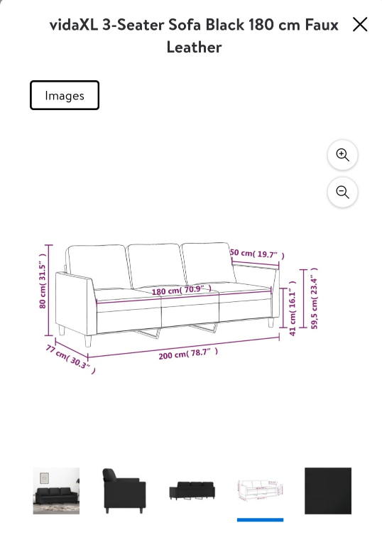 Grey Leather Sectional Sofa with Ottoman - photo 5