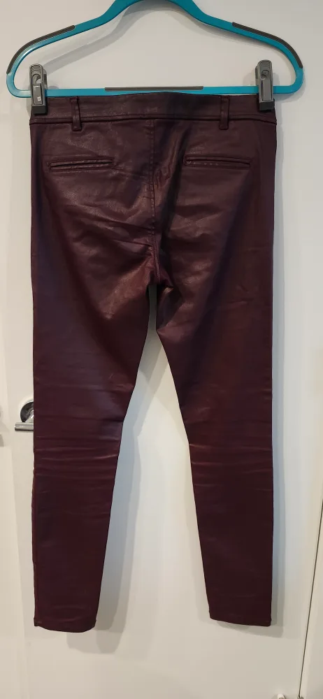 Massimo Dutti Skinny fit leather pants size 4 image indicator(5)