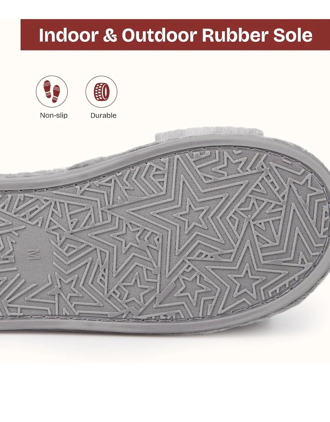 EverFoams Women's Open-Toe Slippers Memory Foam House Shoes image indicator(4)