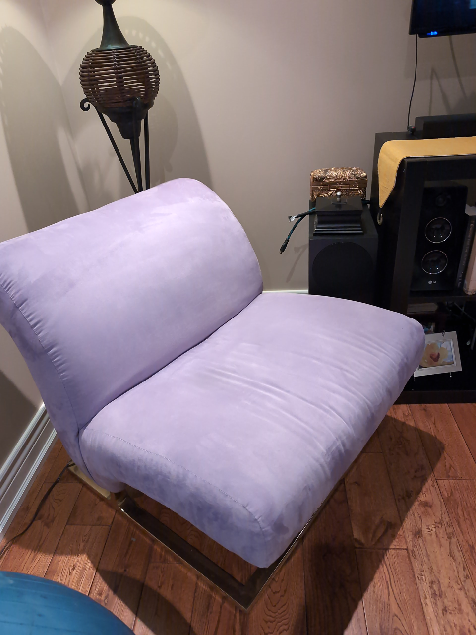 Pretty lavender chair $25