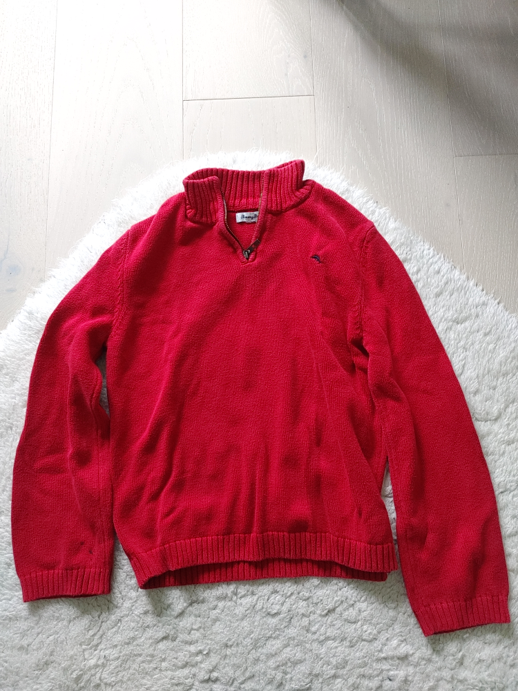 Red & Grey Kids Long Sleeve Sweaters - photo 3