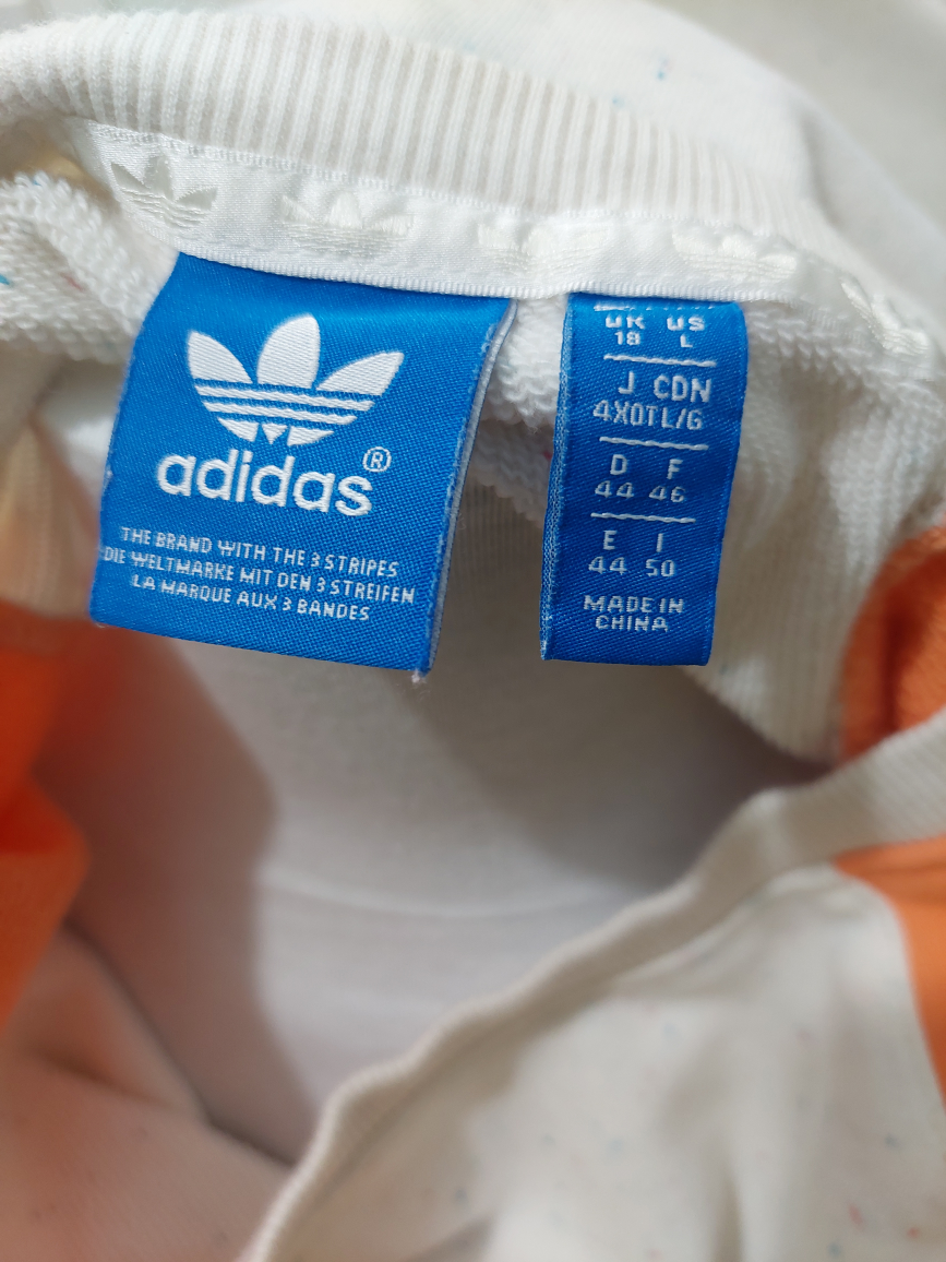 Adidas Womens Orange and White  Sweatshirt - photo 4