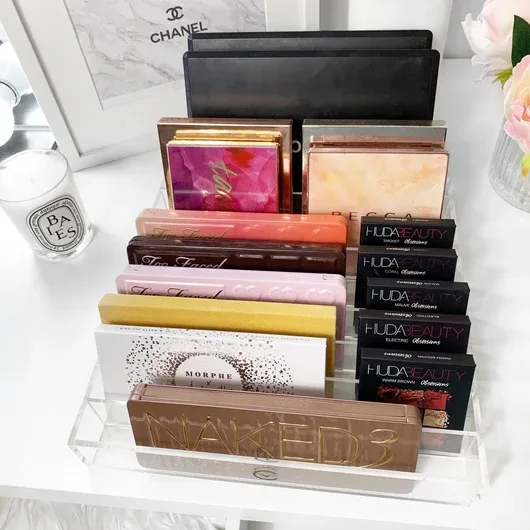 Acrylic Makeup Palette Organizer- *LIKE NEW, IKEA COMPATIBLE image indicator(4)