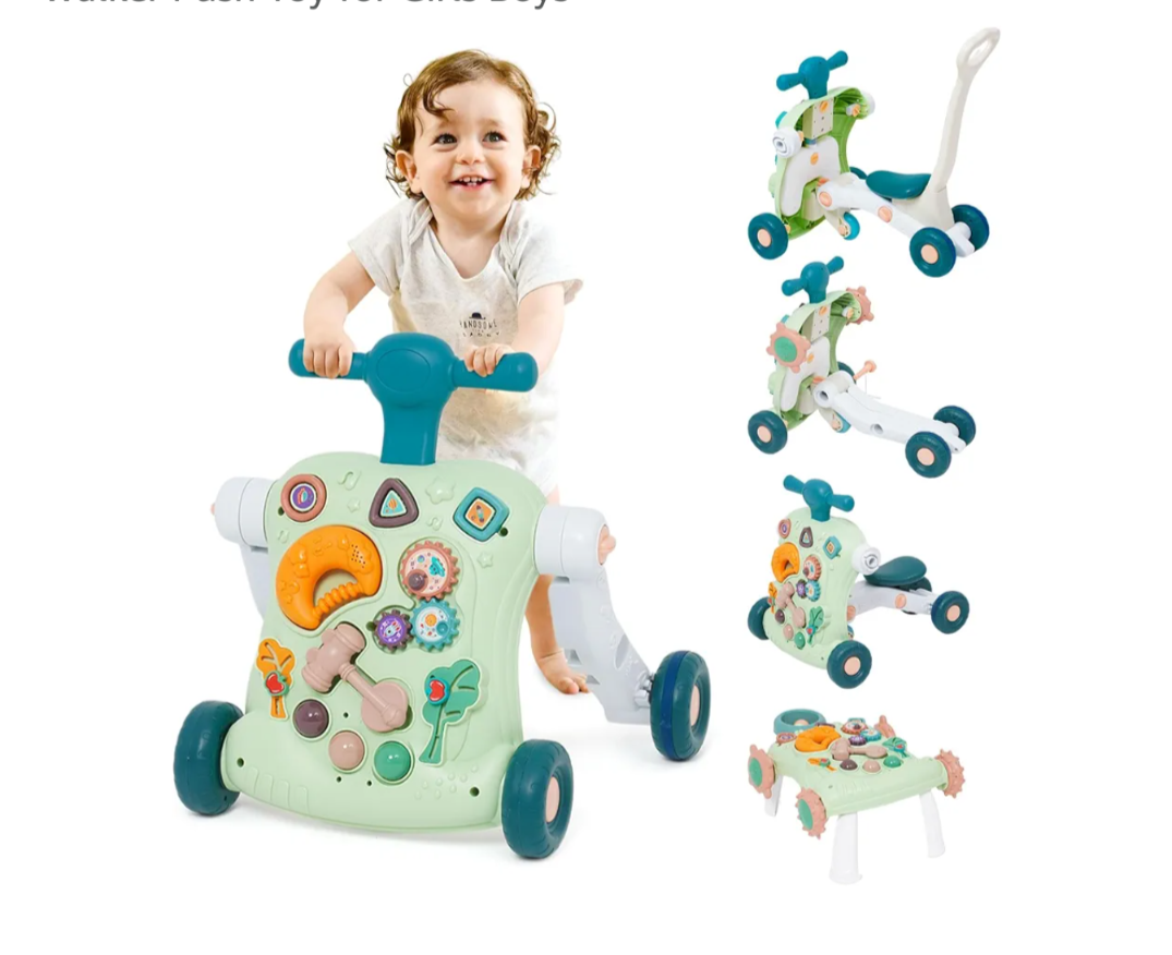 Sit to Stand Learning Walker 6 in 1 Baby Learning Walkers Early - photo 2