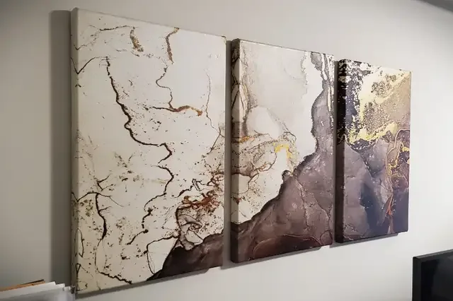 3 Marble Canvas Wall Art Set image indicator(3)
