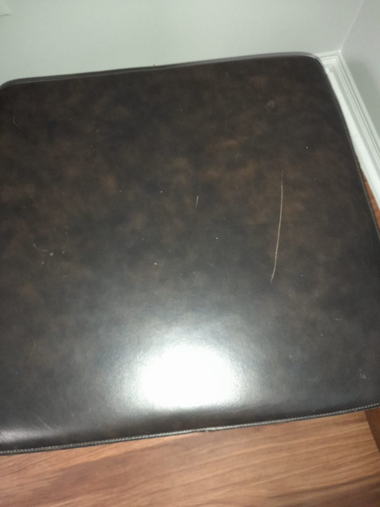 Leather Chess Stool - photo 4