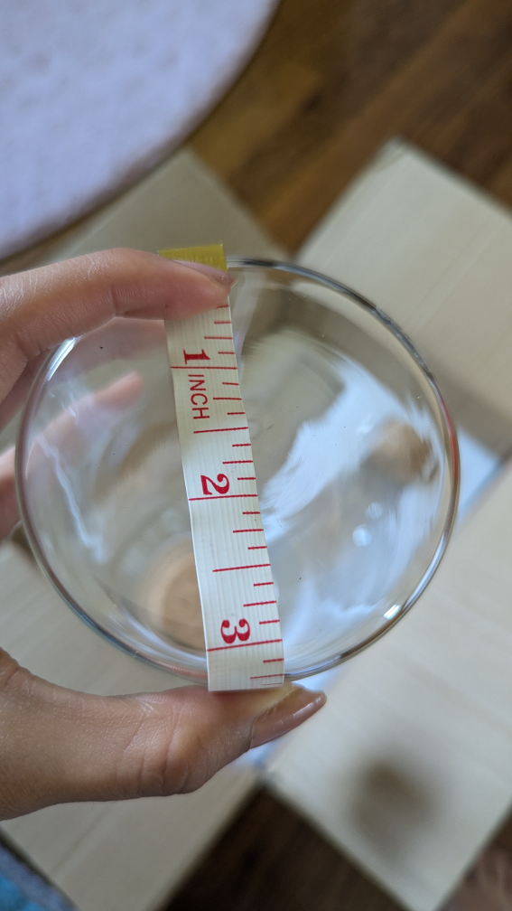Glass jug round cork lid - photo 3