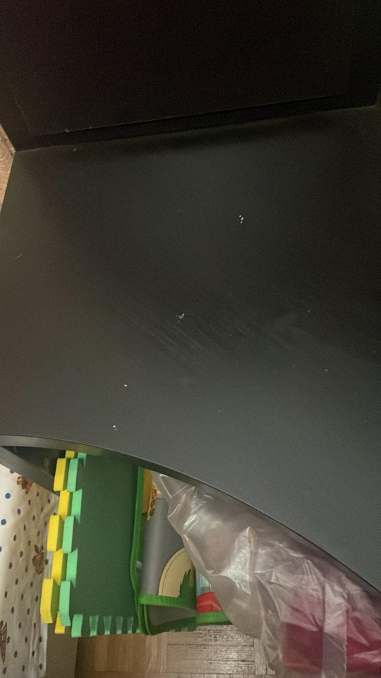 Black Corner Desk with Shelving - photo 3