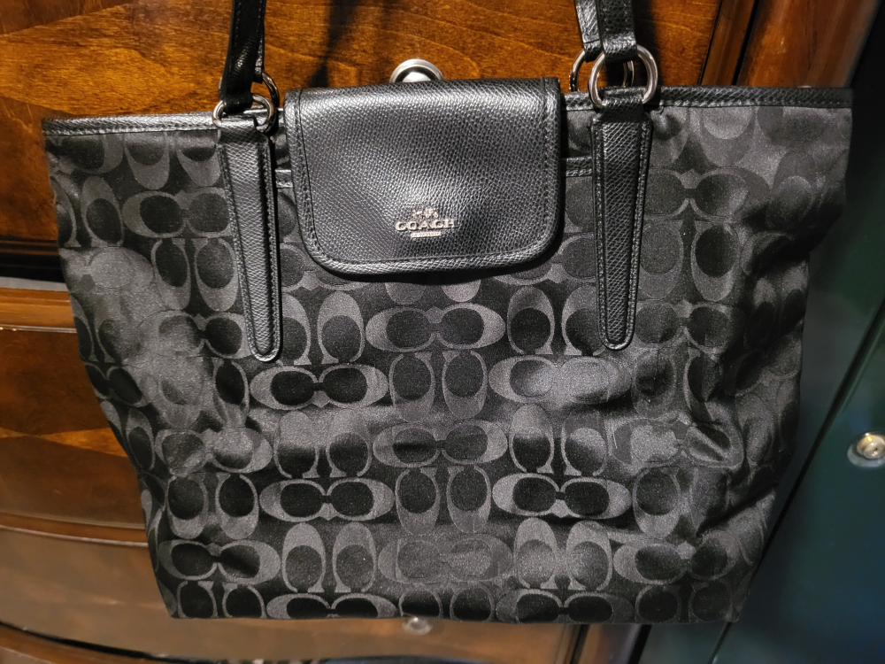 Coach Black Tote Bag