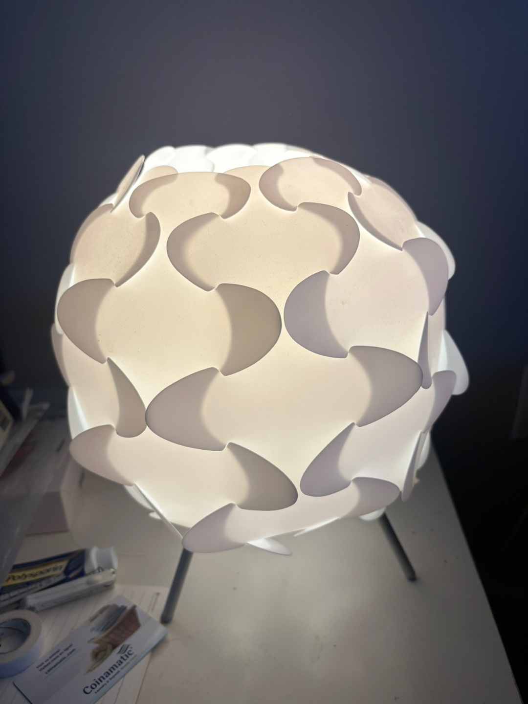 White Table Lamp