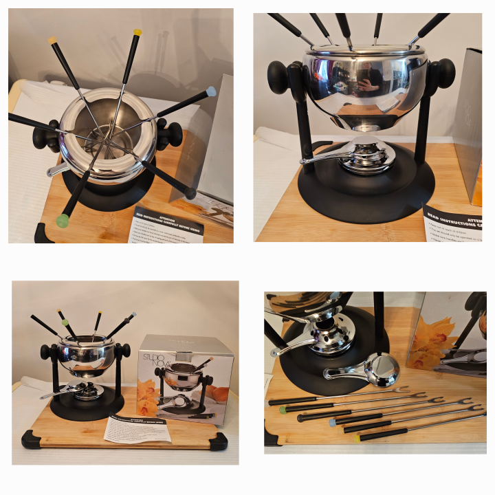 Studio Nova Stainless Steel Chocolate Fondue Set - photo 2