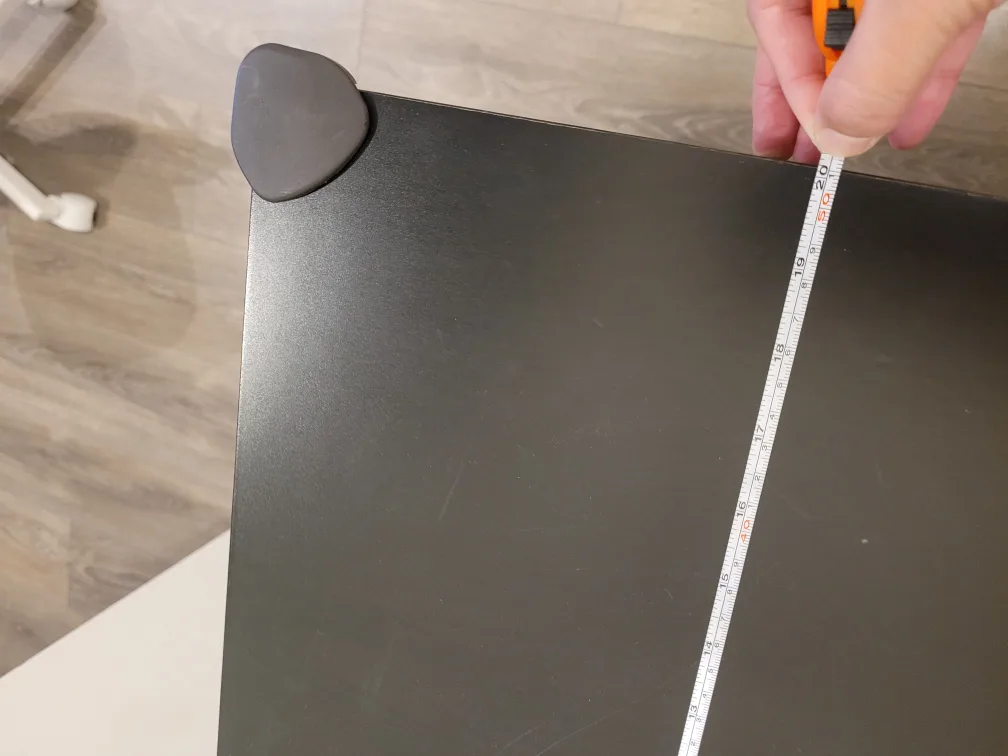 Black Computer Desk with Keyboard Tray on Wheels image indicator(5)