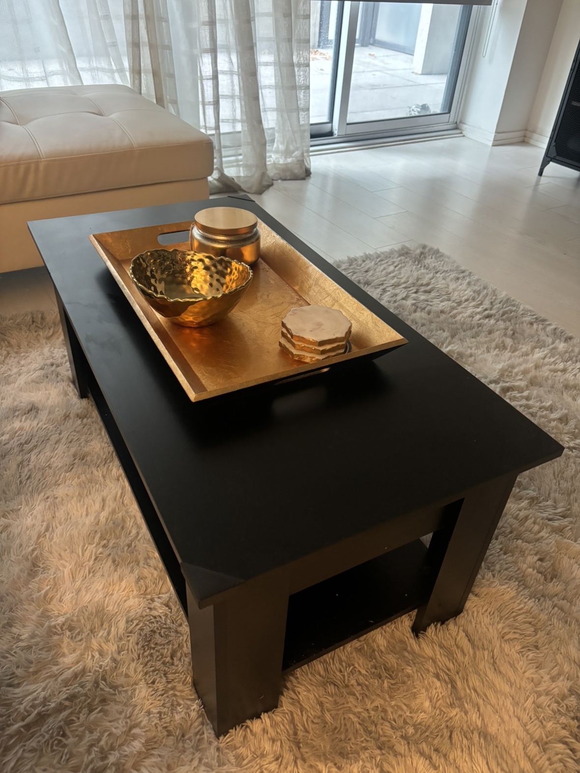 Black Lift-Top Coffee Table - photo 5