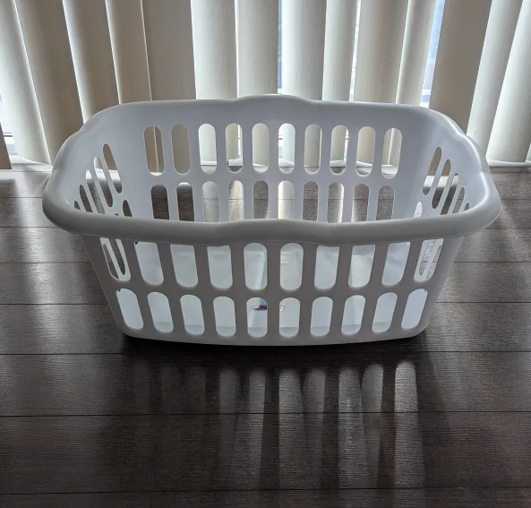 White Laundry Basket - 53 L thumbnail