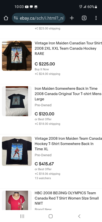 Iron Maiden Somewhere Back in Time 2008 Tour T-Shirt - photo 3