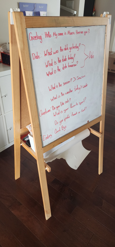Wooden Double-Sided Chalkboard and dry erase board - photo 2