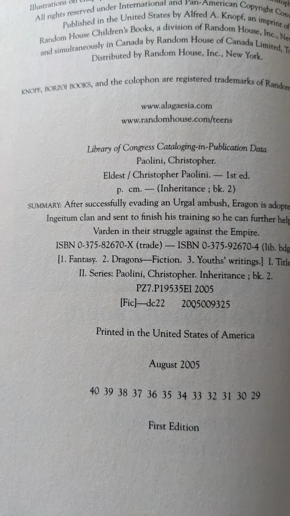 Eragon Series Rare Editions 1-4 image indicator(4)