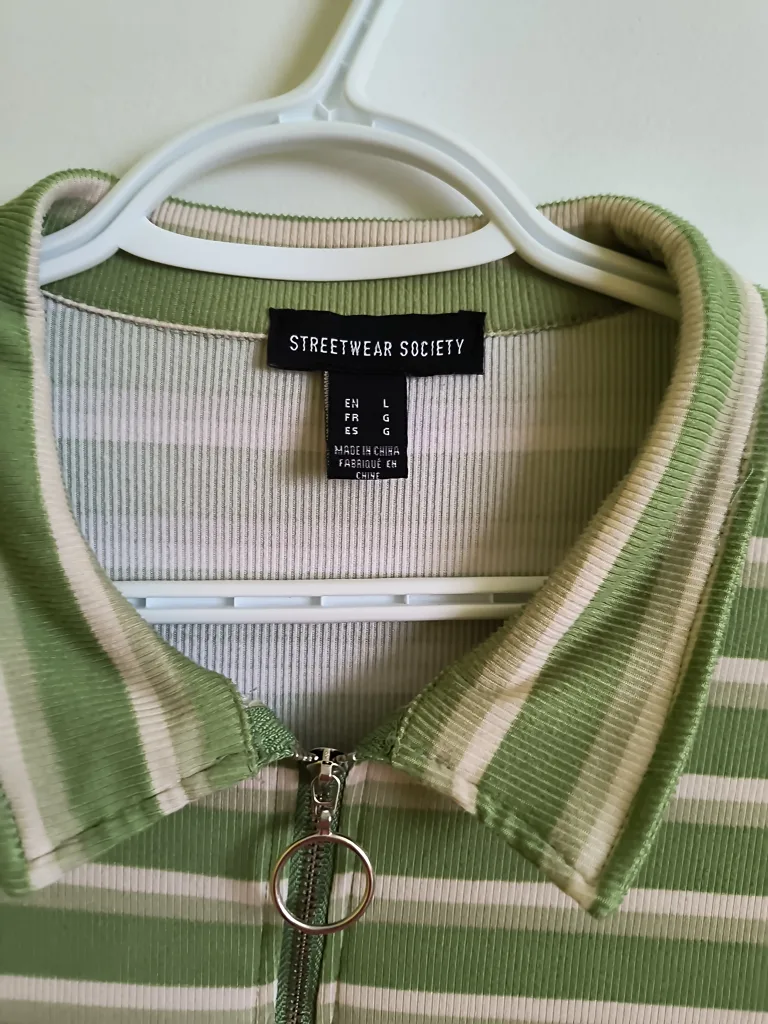 Green Striped Dress 🧡 image indicator(2)