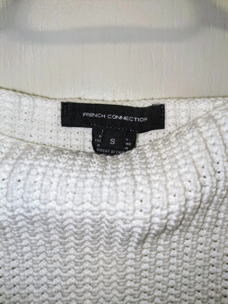 French Connection White Knit Sweater