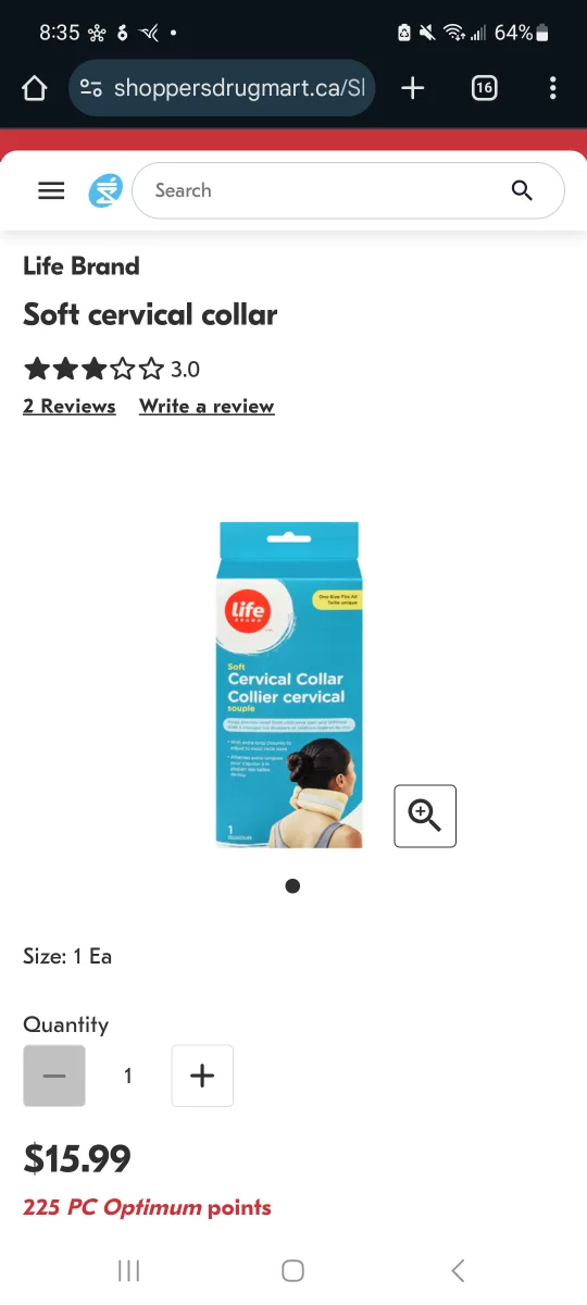 Brand New Life Brand Soft Cervical Collar - Medium image indicator(4)