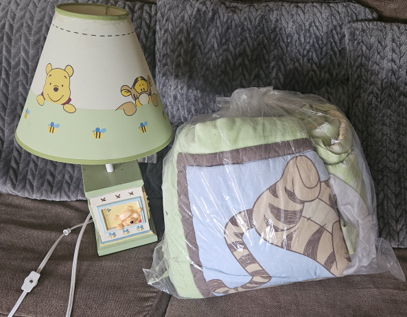 night light and crib bedding - photo 4