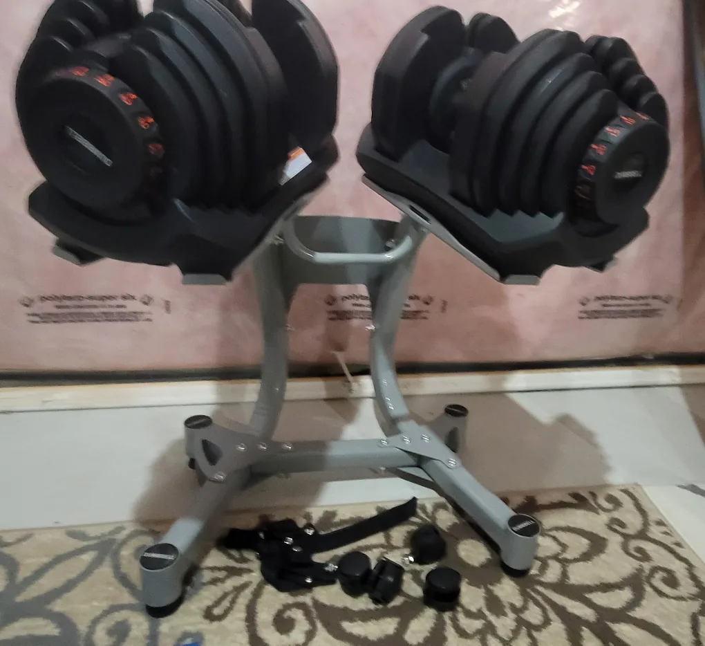 Adjustable Dumbbells with Stand image indicator(3)