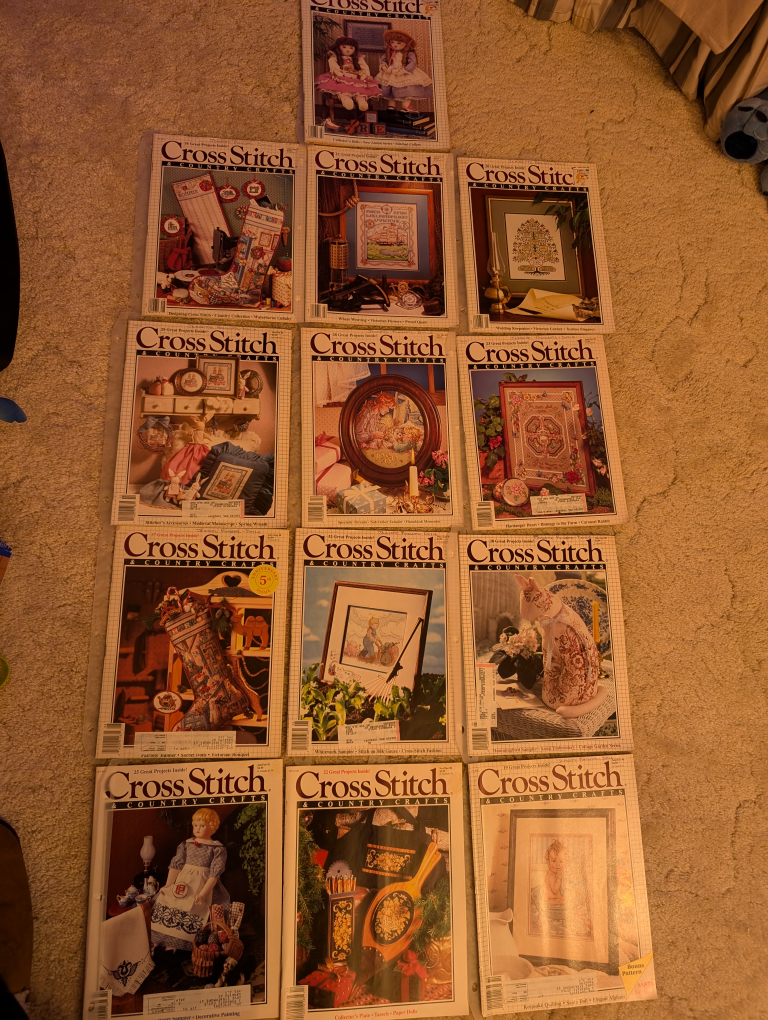 Set 13  -  Cross Stitch & Country Crafts Magazines