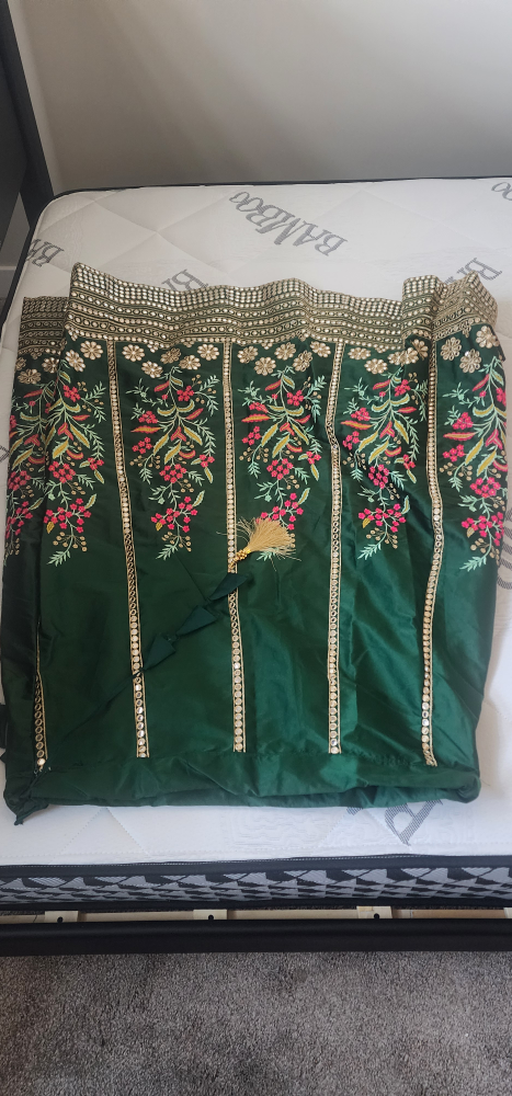 Green, Pink, and Gold Indian Lehanga (130$) - photo 2
