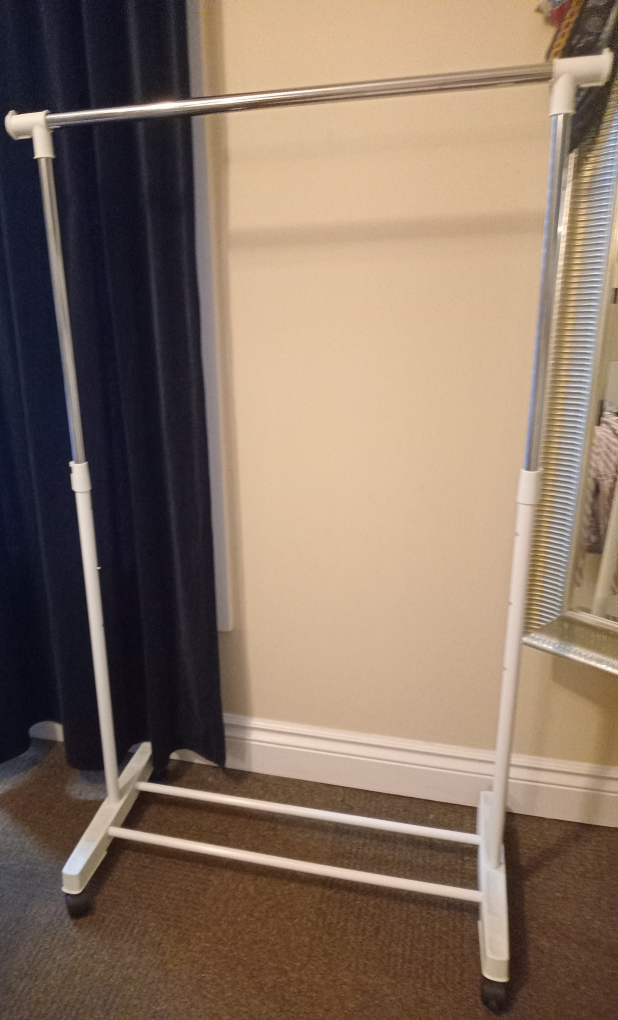 White Garment Rack