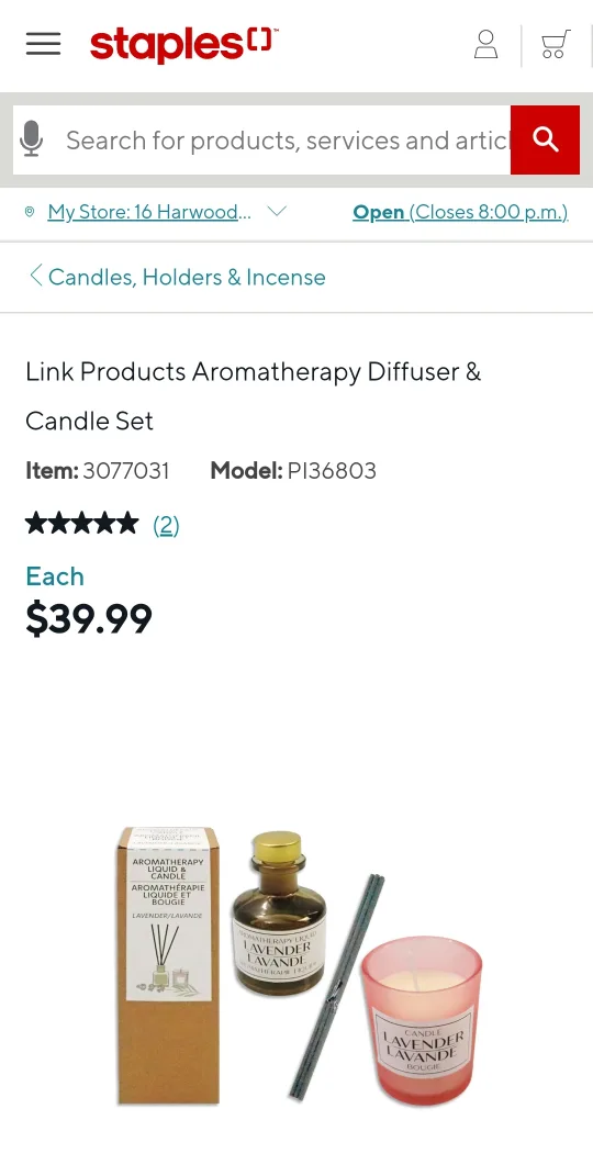 Aromatherapy Diffuser & Candle Set 🧡 image indicator(2)