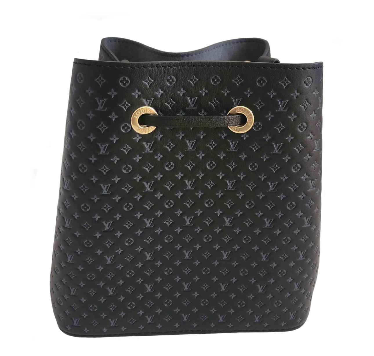 Louis Vuitton Black Calfskin Nanogram Neonoe BB Bag - photo 2