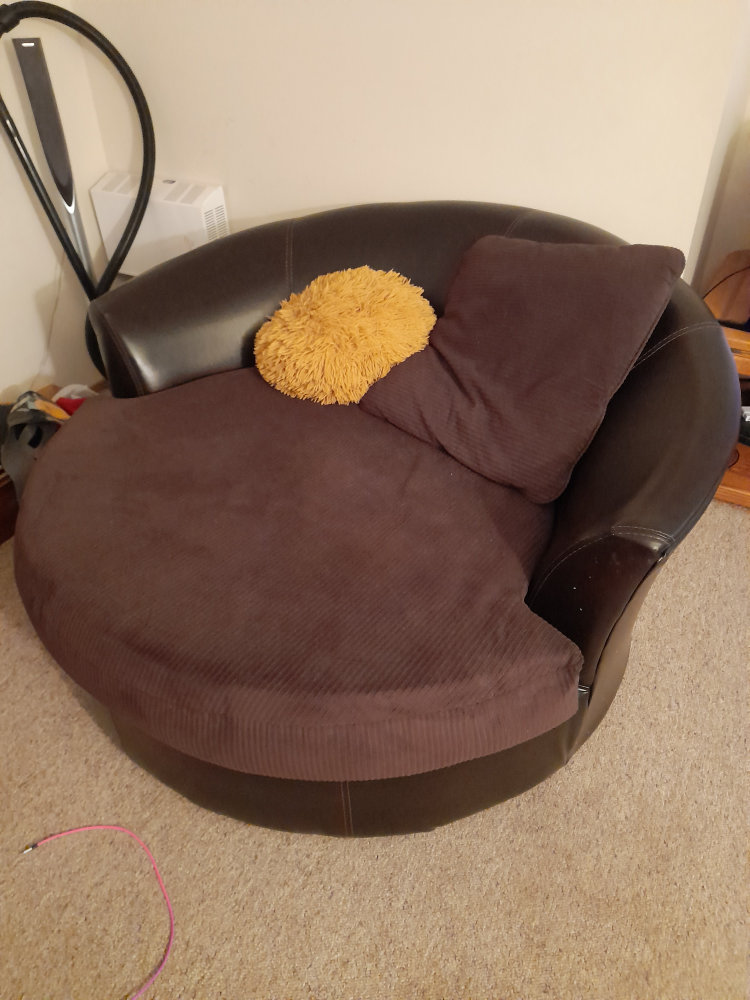 Brown Swivel Chair