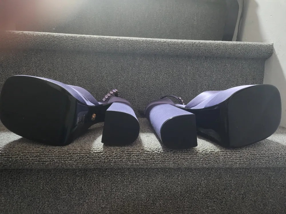 Versace Lilac Platform Heels image indicator(2)