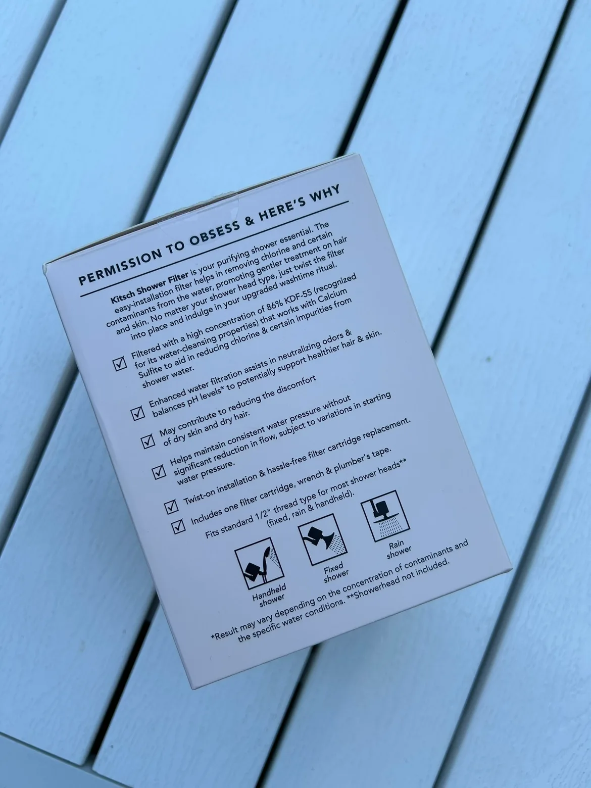 NEW/ Kitsch Shower Filter - Chrome image indicator(2)