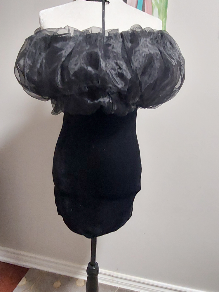 Black Off the Shoulder Dress