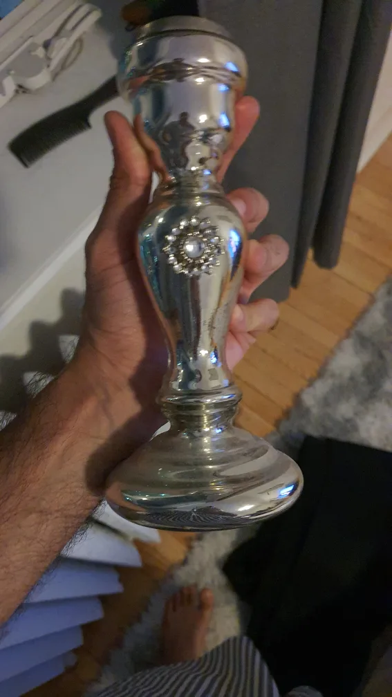 Silver Candle Holder thumbnail