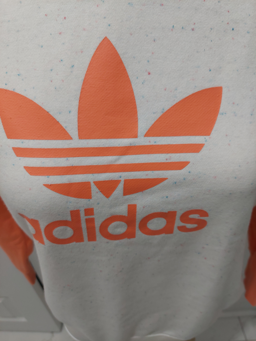 Adidas Womens Orange and White  Sweatshirt - photo 2