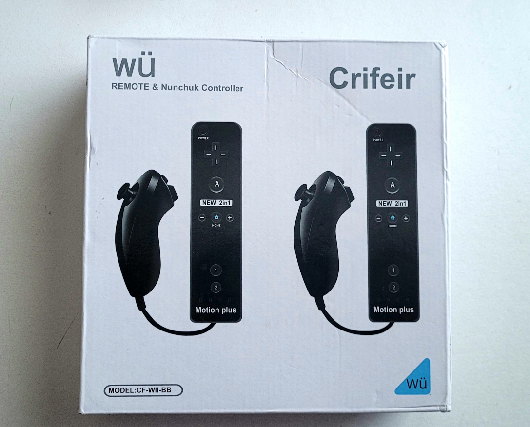 Wii Remote & Nunchuk Controller - 2 Pack