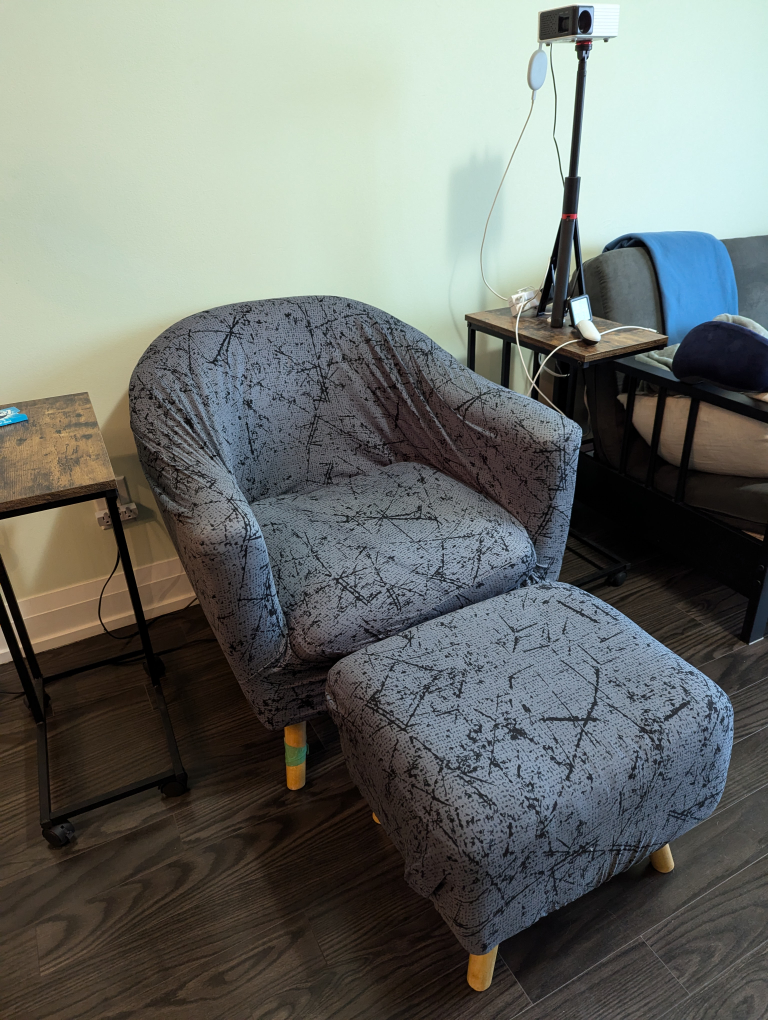 Armchair and Ottoman