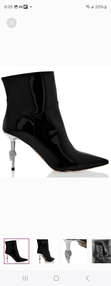 Philip Plein Skull Heel Boots