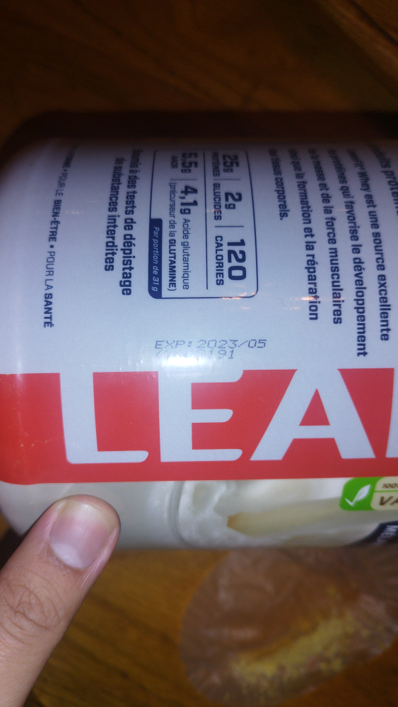 sealed protein powder - past best before 1 kg - photo 3