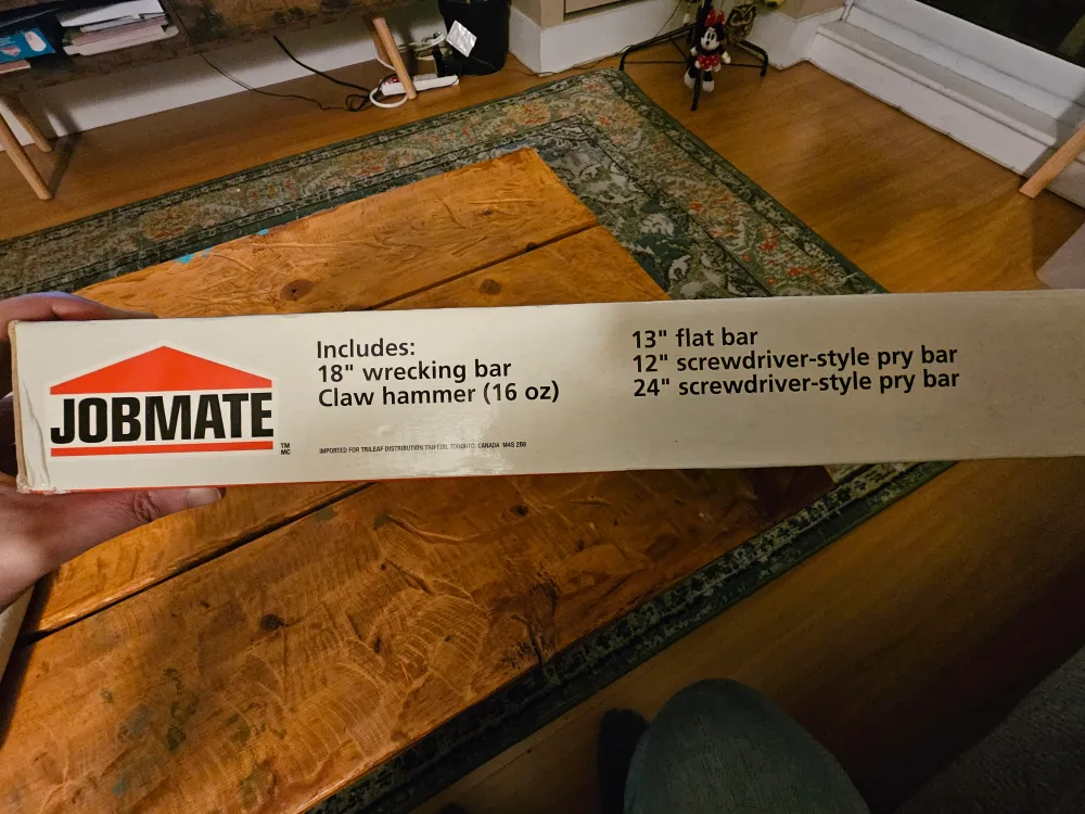New Jobmate Wrecking Bar Set #ThriftyPicks image indicator(2)