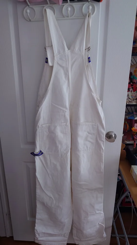 White Denim Overalls image indicator(2)