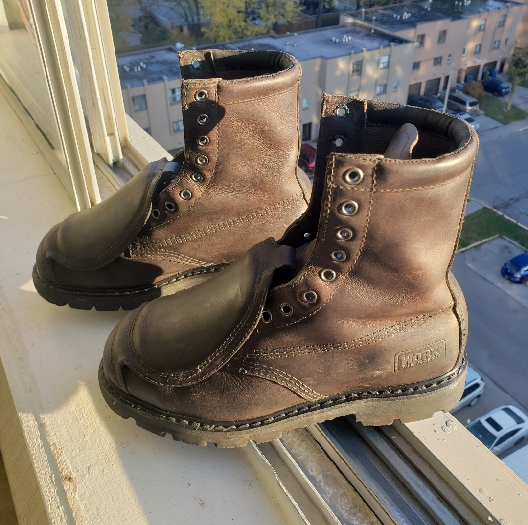 Worx by Red Wing Men's Brown Leather Boots
