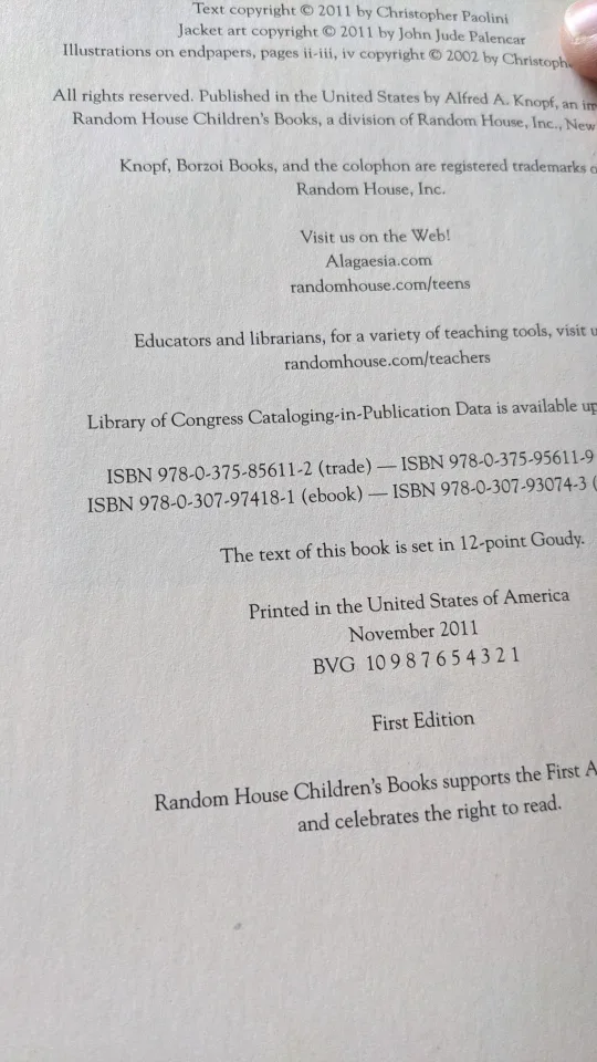 Eragon Series Rare Editions 1-4 image indicator(3)