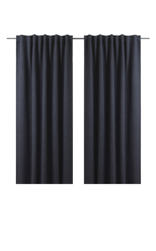 Dark Grey Room Darkening Curtains - photo 2