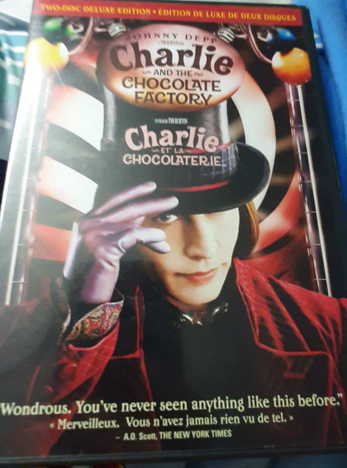Charlie and the chocolate factory DVD
