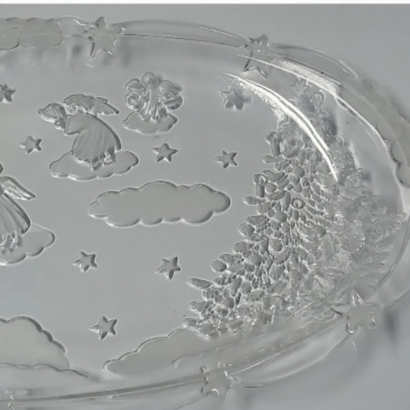 Mikasa Vintage Holiday Glass Serving pieces image indicator(2)