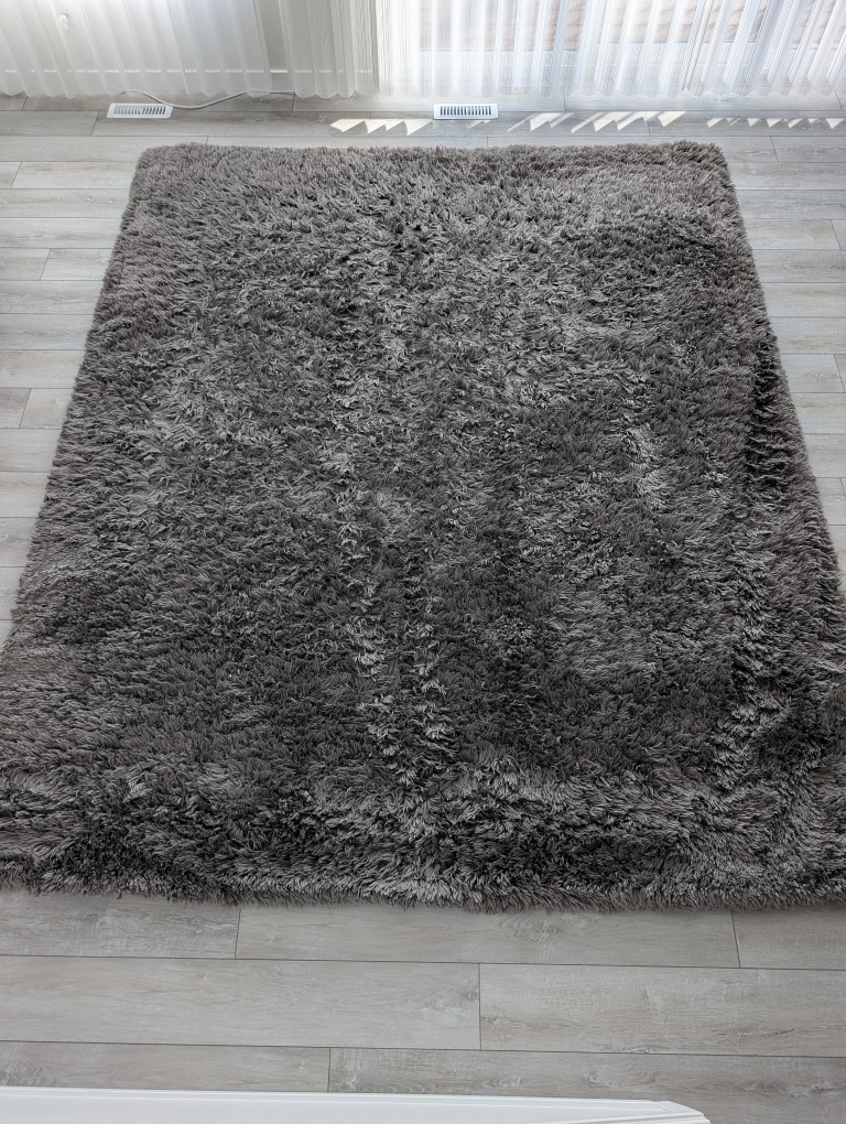 Grey Shag Rug